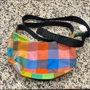 Small Baggu Madras Crescent Bag